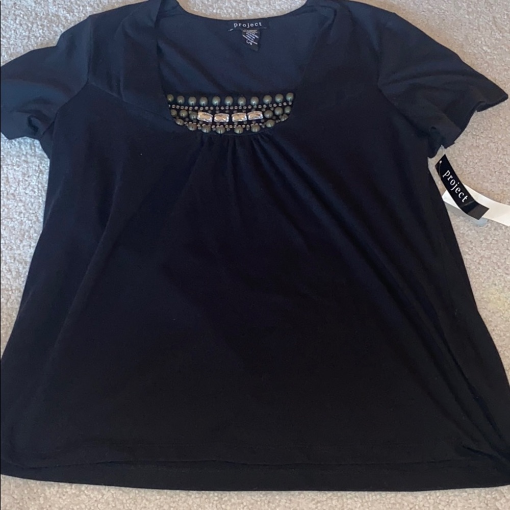 NWT project beaded shirt